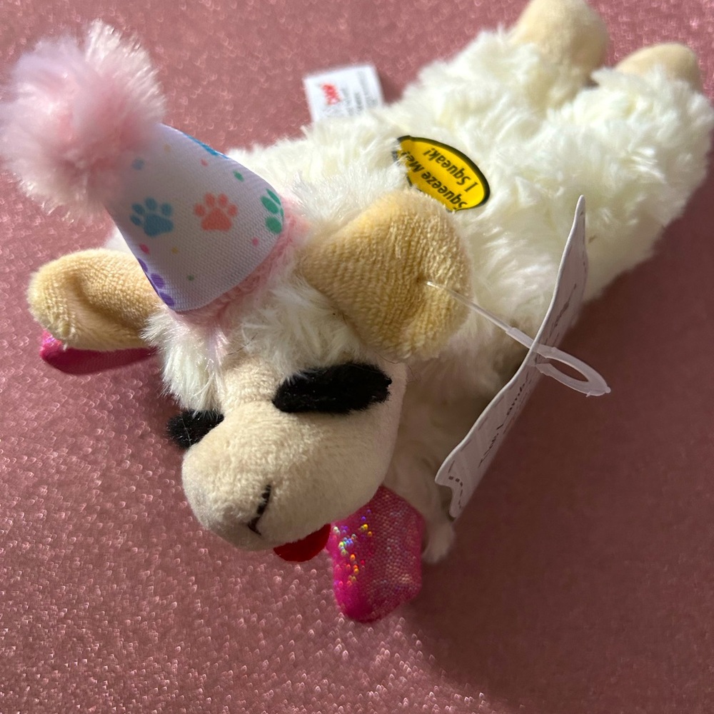 BNWT LAMB-CHOP DOG TOY!!!
